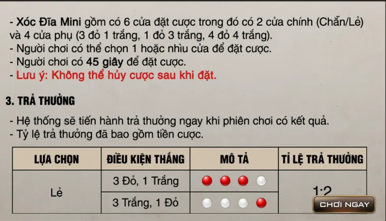 Tận Hưởng Đỉnh Cao Game Nhanh Xóc Đĩa Mini Tại Bin88 Siêu Kịch Tính